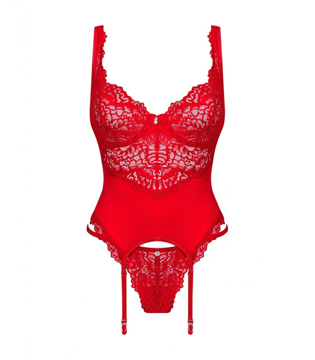 LOVE CHERRIS CORSET AND THONG S/M