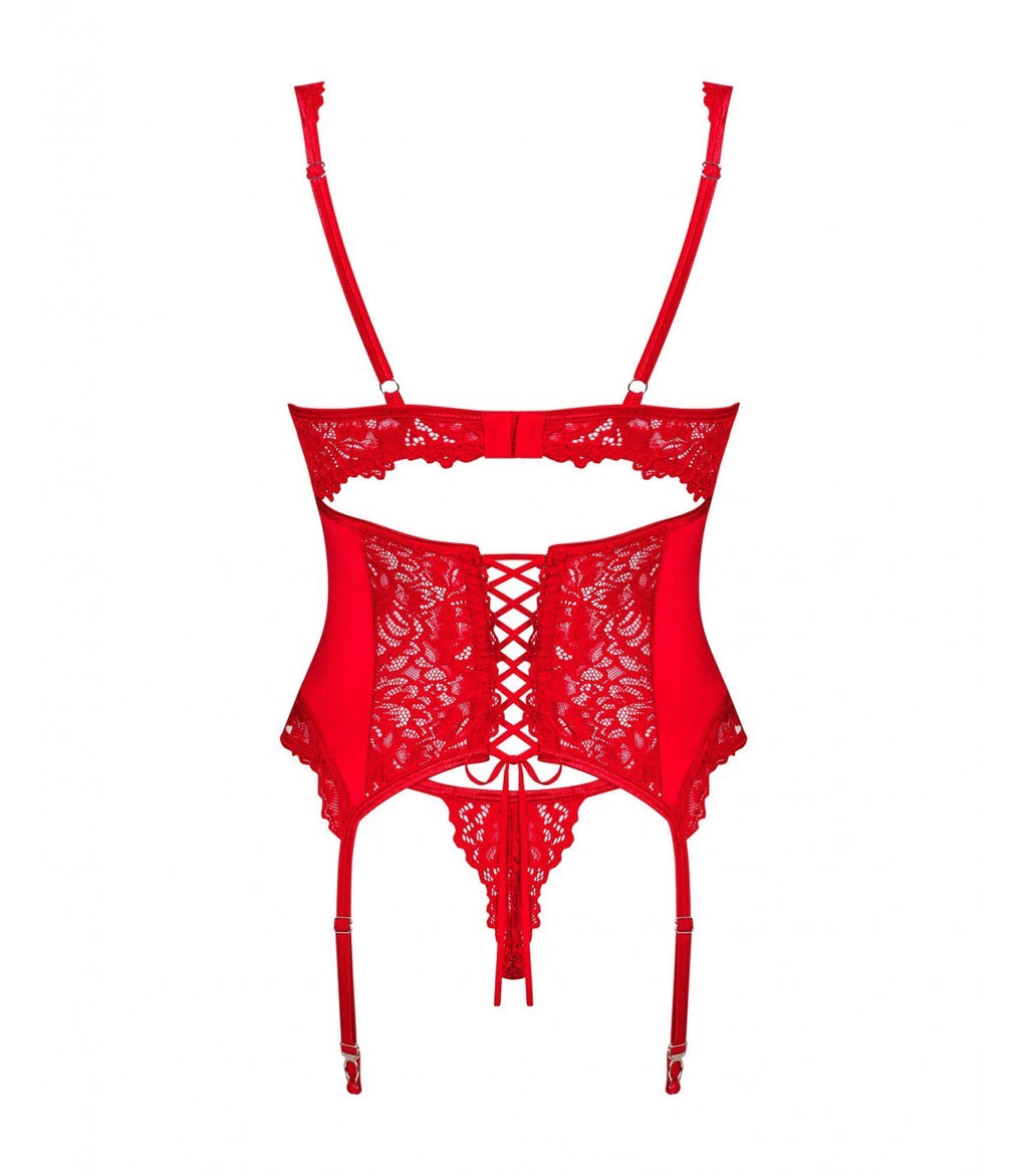 LOVE CHERRIS CORSET AND THONG S/M