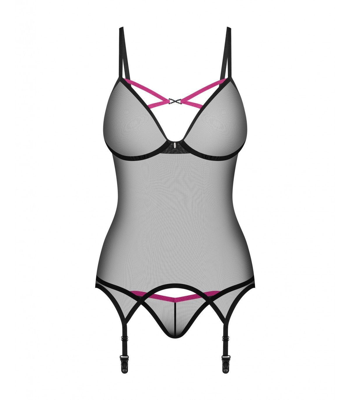CORSET AND THONG NOVENA XS/S