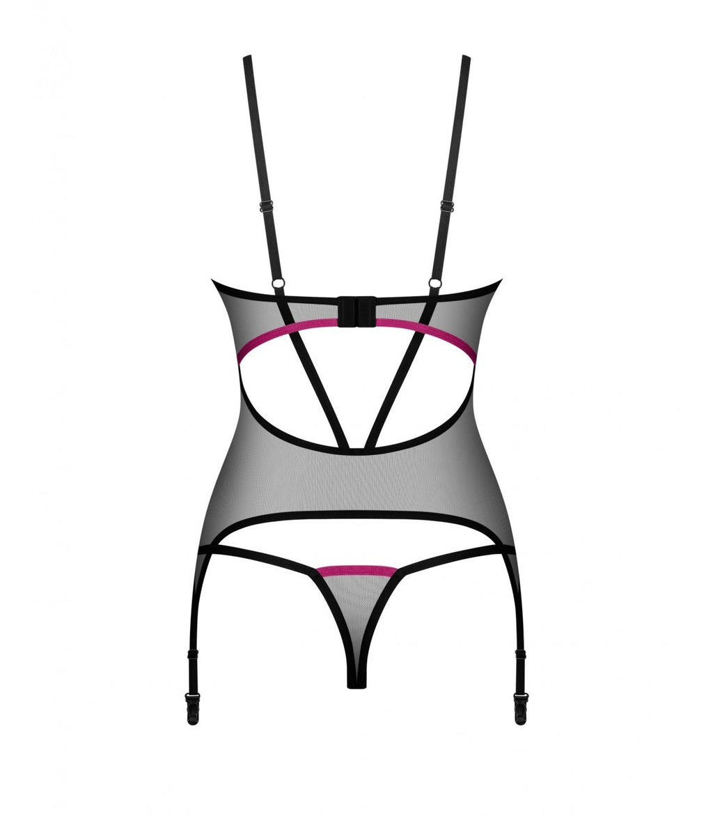 CORSET AND THONG NOVENA XS/S