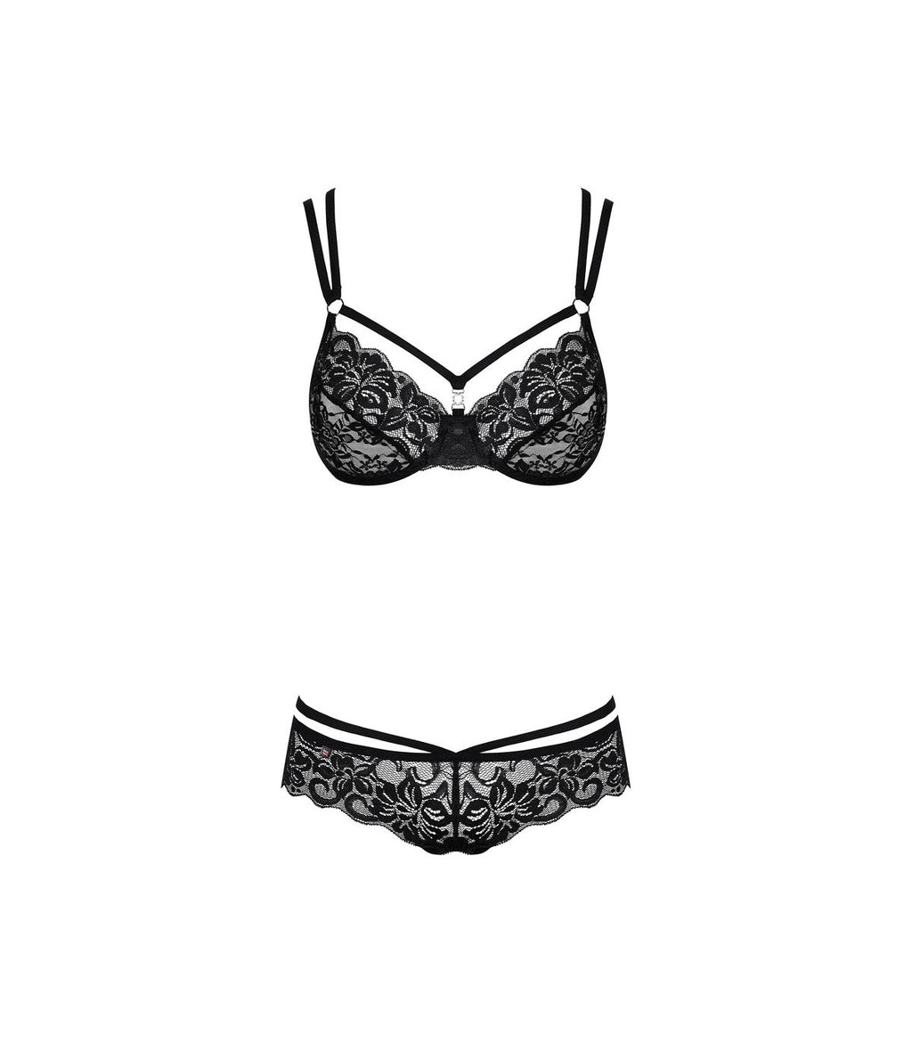 860-SET-1 2-PIECE SET BLACK S/M