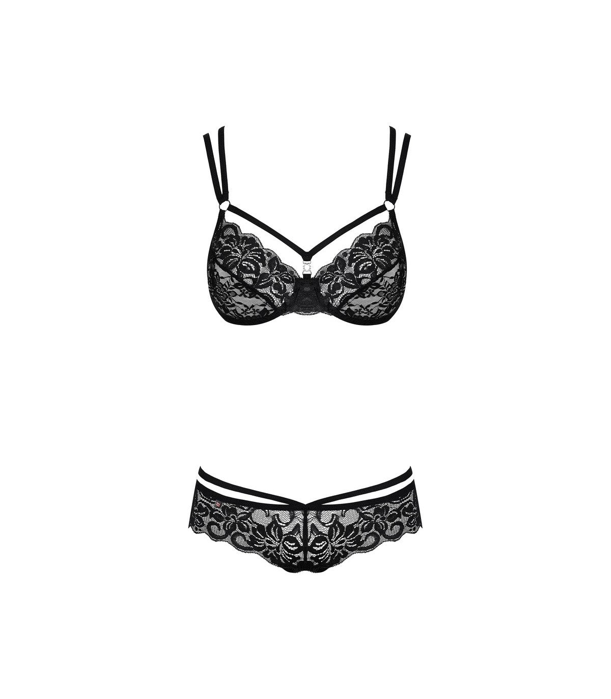 860-SET-1 2-PIECE SET BLACK S/M