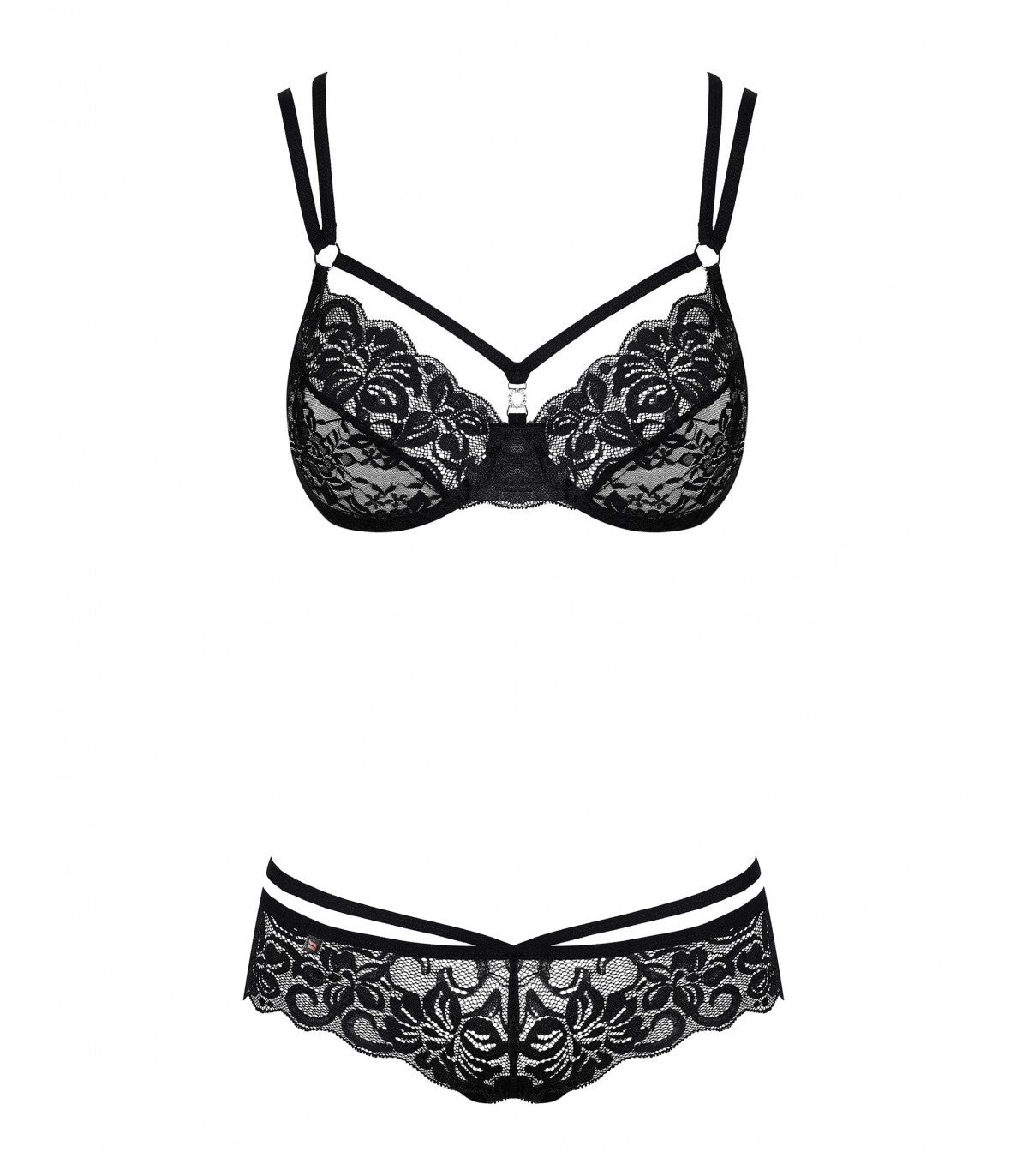 860-SET-1 2-PIECE SET BLACK S/M
