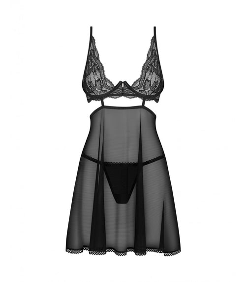 BABYDOLL AND THONG NUTRIS M/L