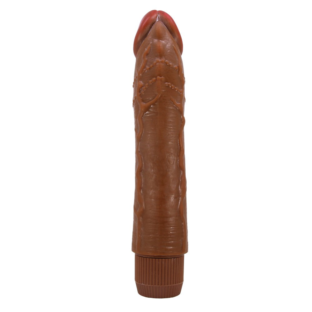 Barbara Dybbuk Realistic Multi-Speed Vibrator 9.5" Brown