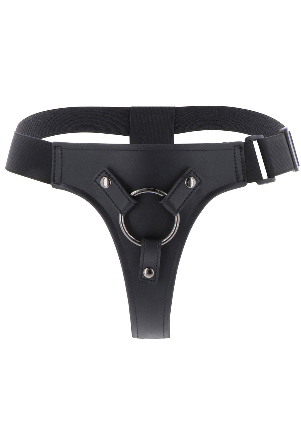 Sexy Black String Strap-On