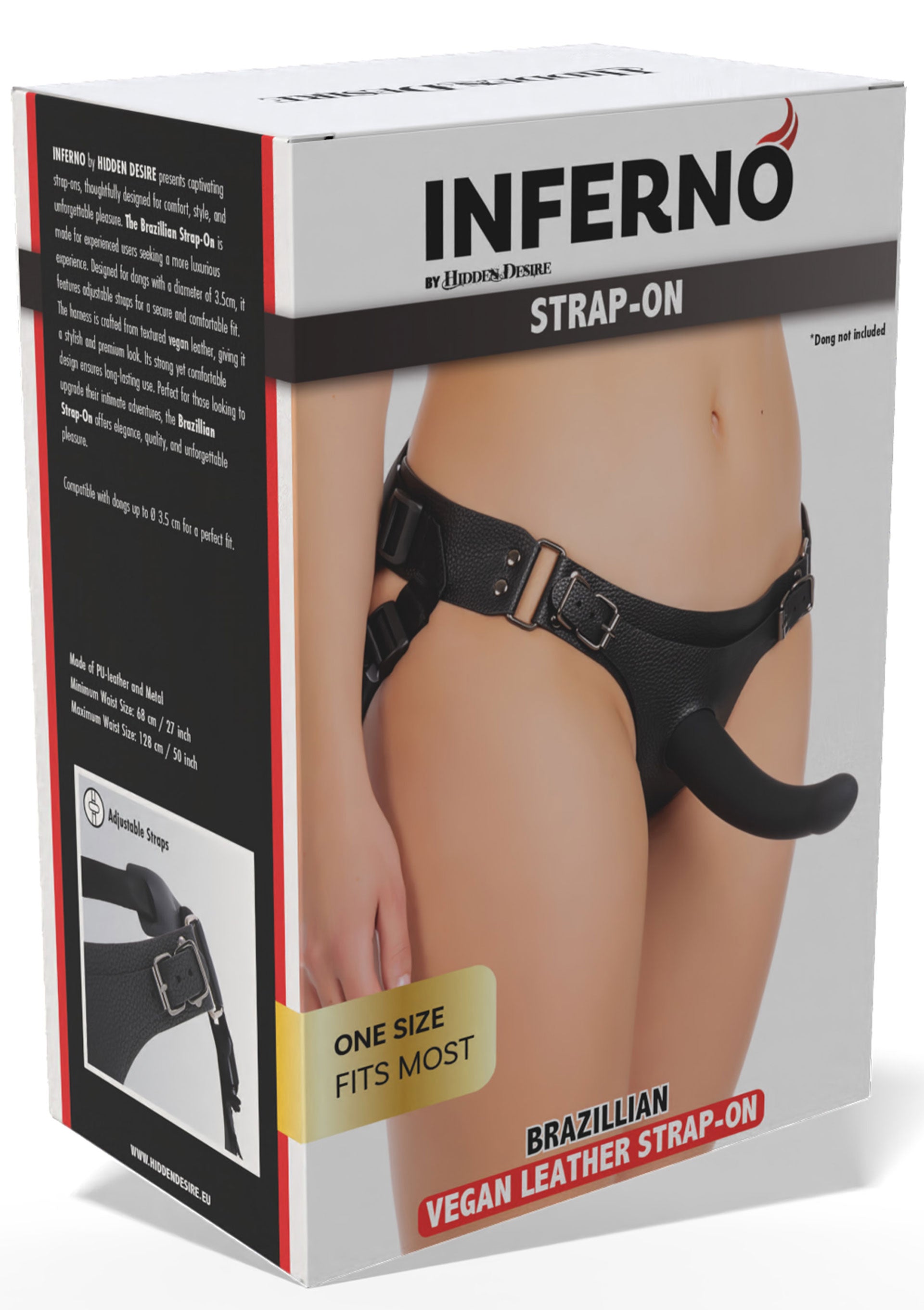 Brazilian Deluxe Black Strap-On