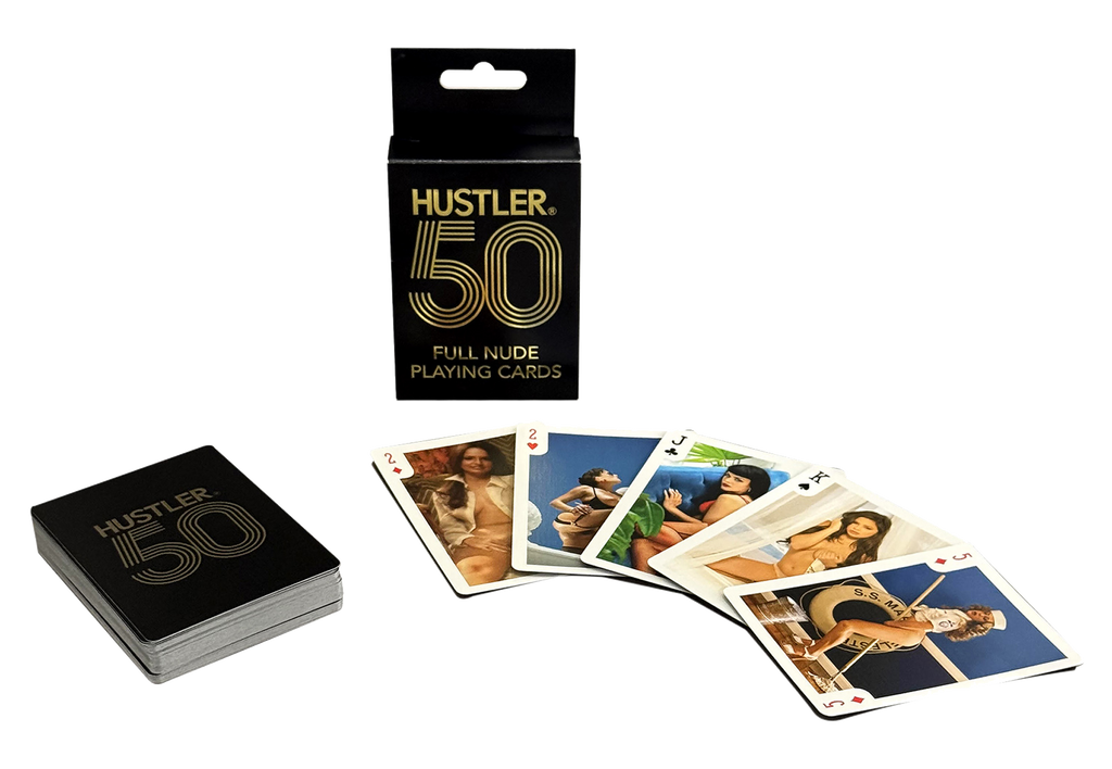 HUSTLER 50 COMPLETELY NAKED PLAYING CARDS
