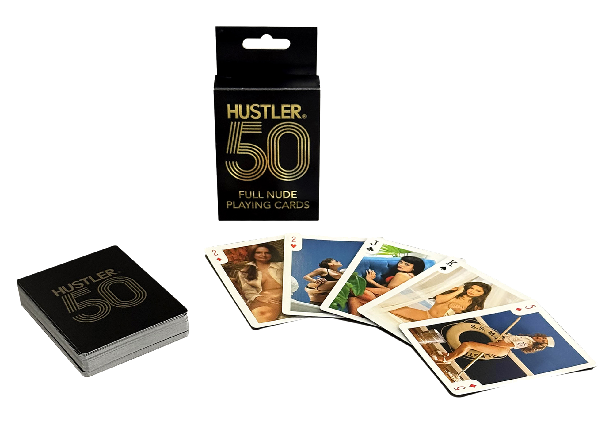 HUSTLER 50 COMPLETELY NAKED PLAYING CARDS
