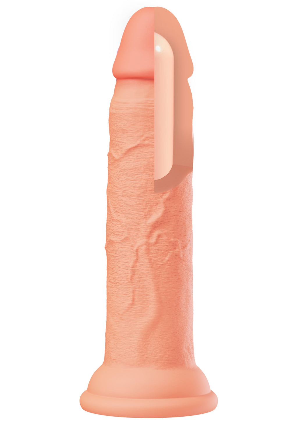 Realistic liquid silicone dildo 19 cm