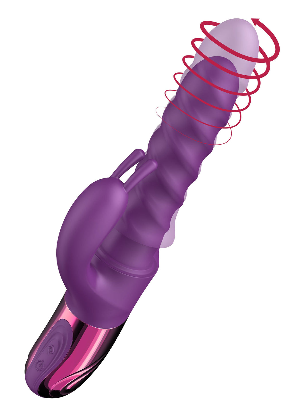 Purple Swirl Rabbit Vibrator