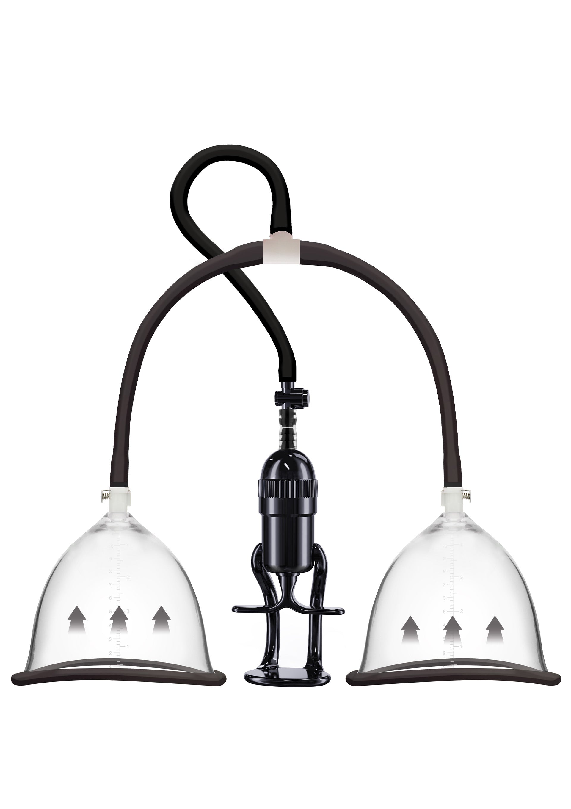 Black M/L Vacuum Breast Pump for Pleasure