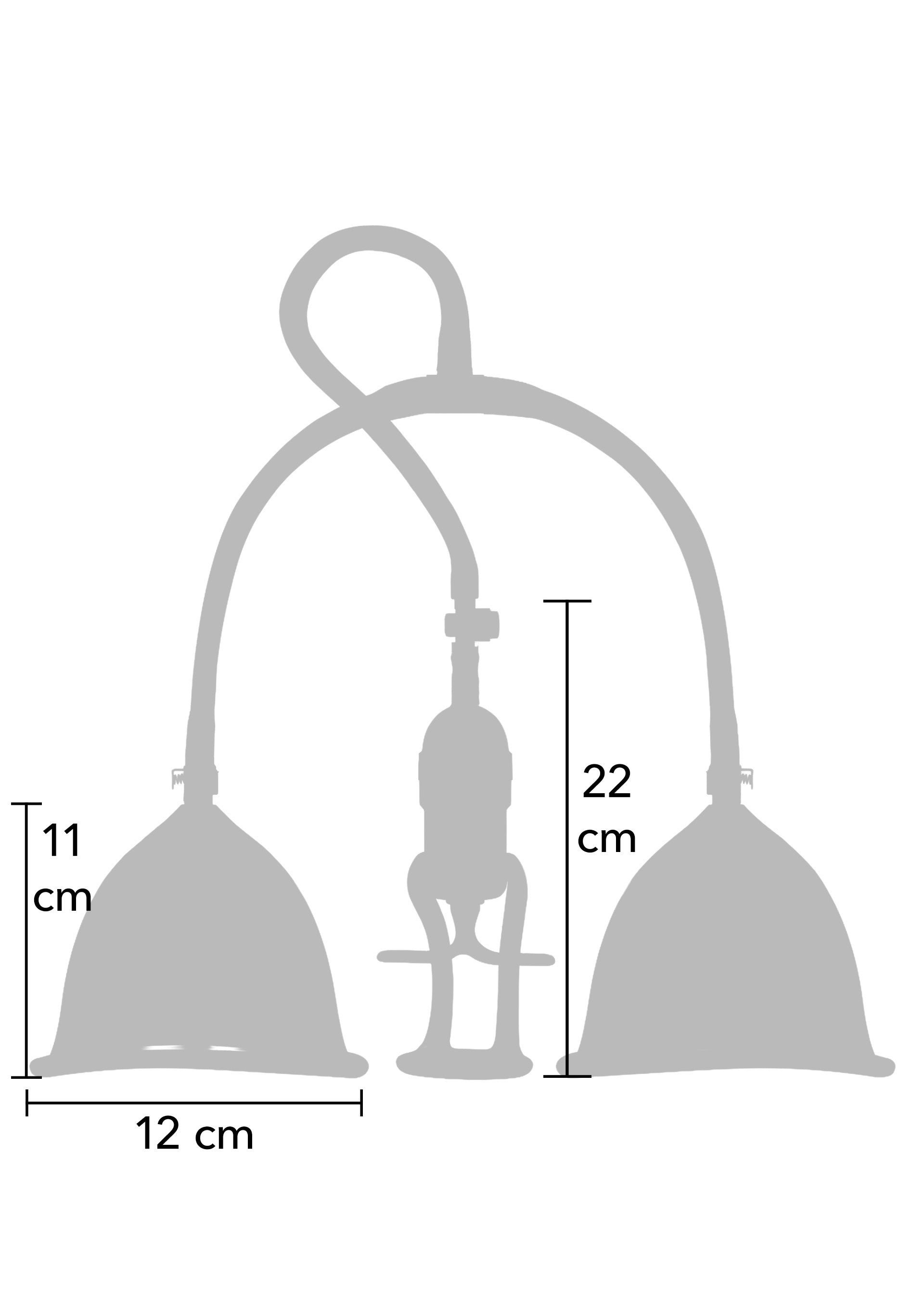 Black M/L Vacuum Breast Pump for Pleasure