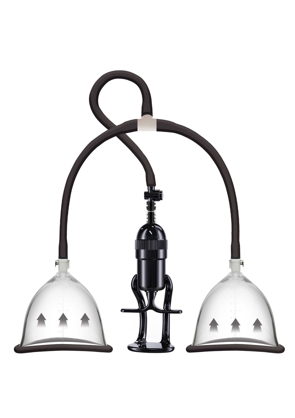 Black S/M Vacuum Breast Pump for Pleasure