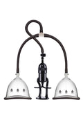 Black S/M Vacuum Breast Pump for Pleasure