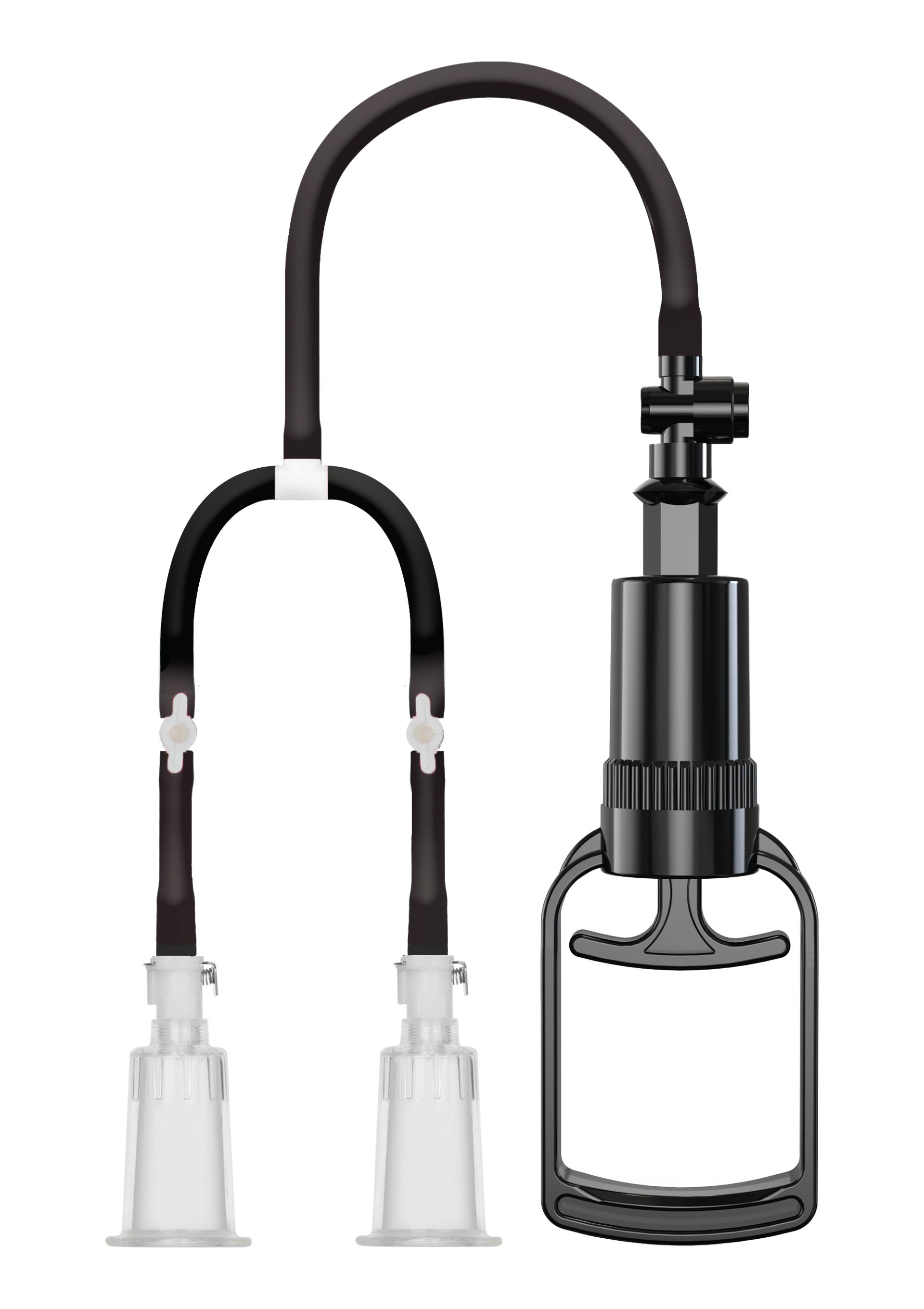 Black M/L Vacuum Nipple Pump for Pleasure