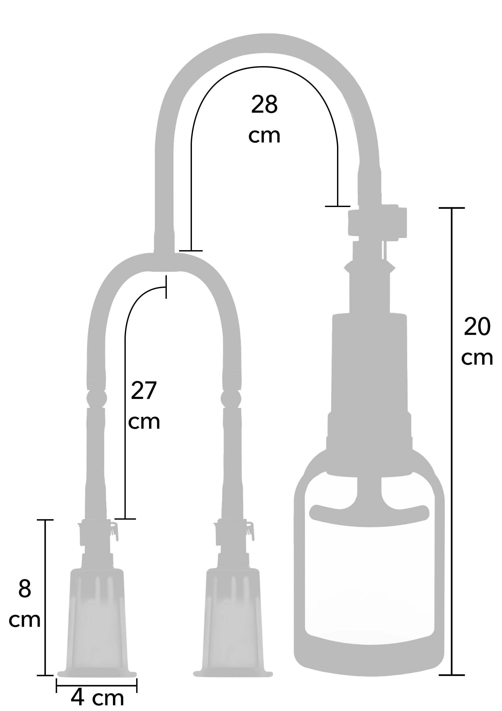 Black M/L Vacuum Nipple Pump for Pleasure