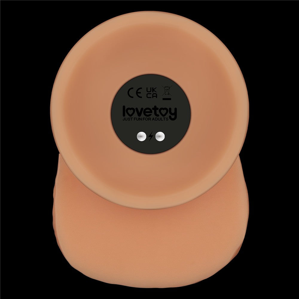 9.5" Power Basics Vibrating Penis