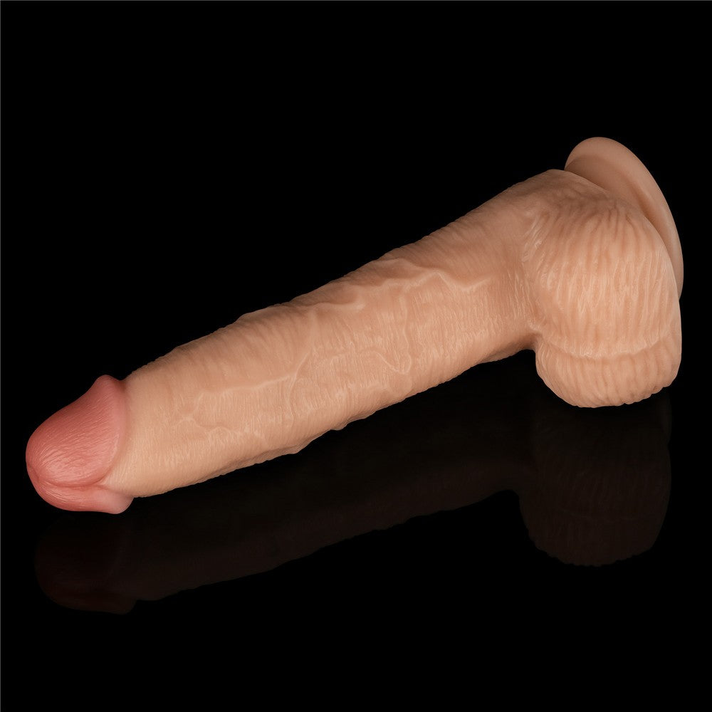 9.5" Power Basics Vibrating Penis
