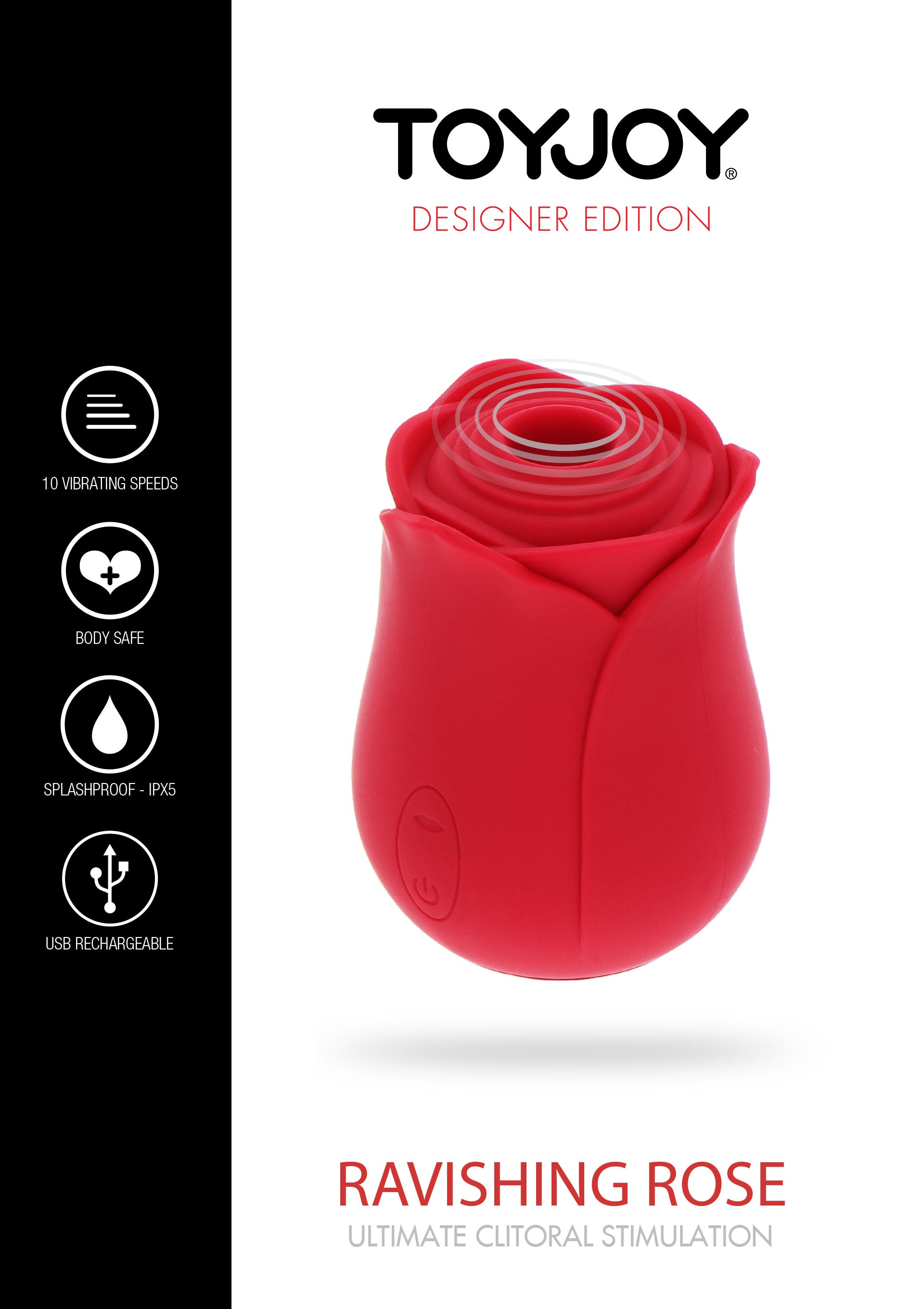 Ravishing Rose Air Pulse Stimulator Red