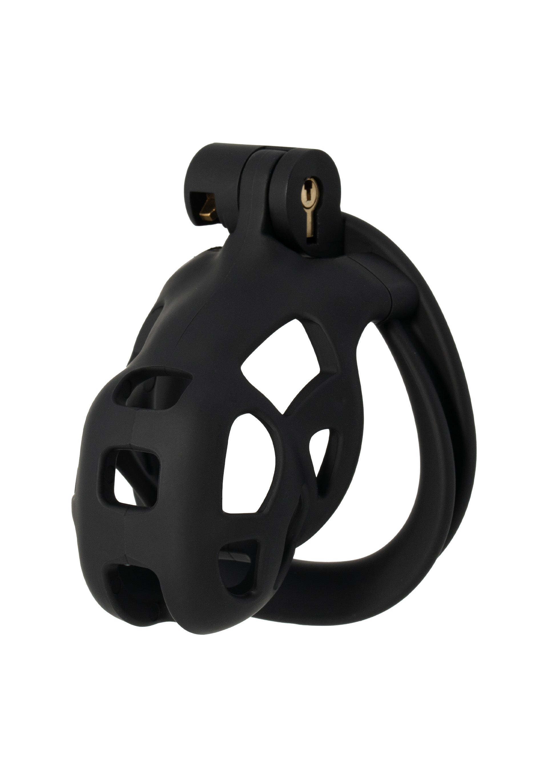 Black short penis cage