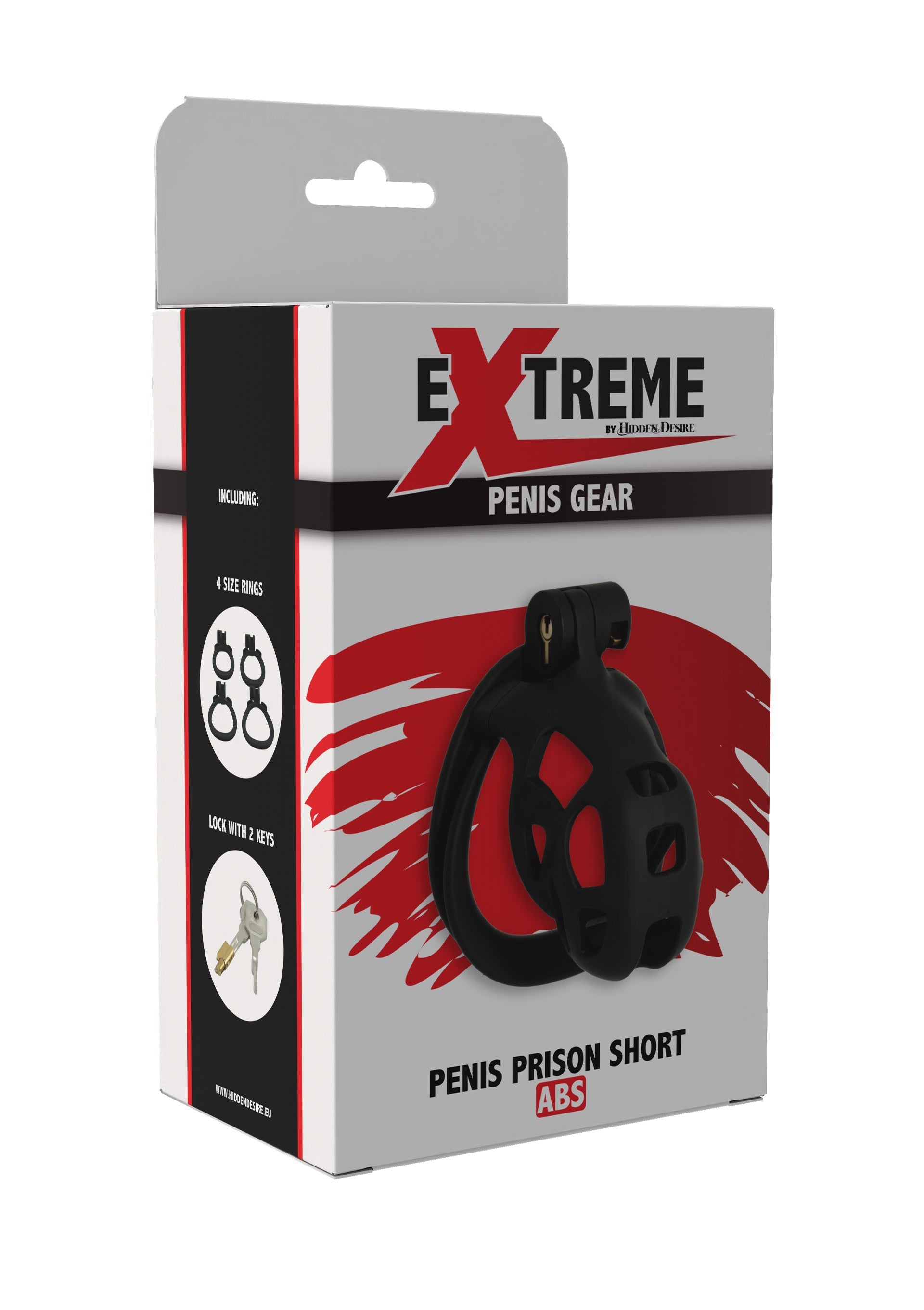 Black short penis cage
