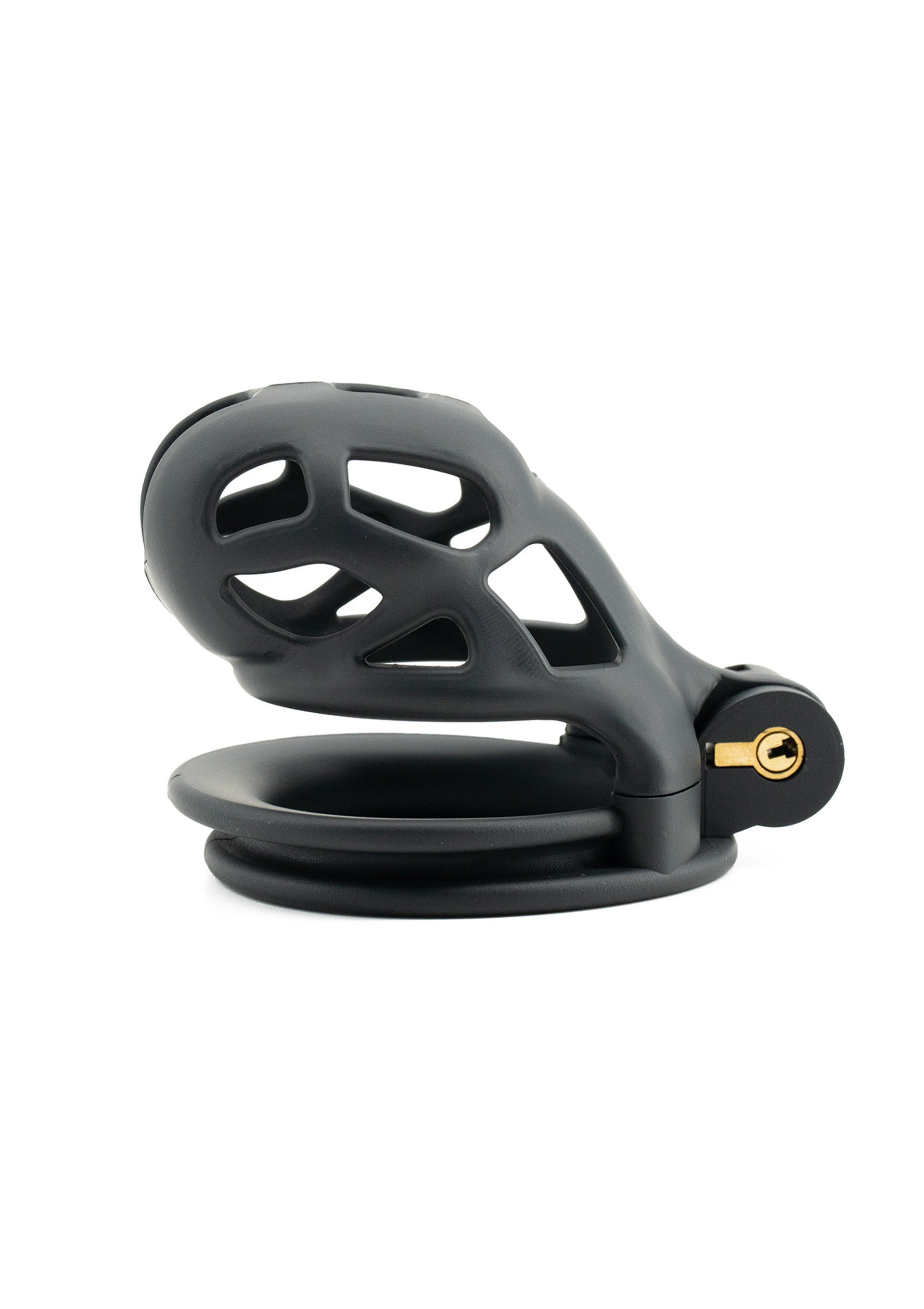 Black short penis cage