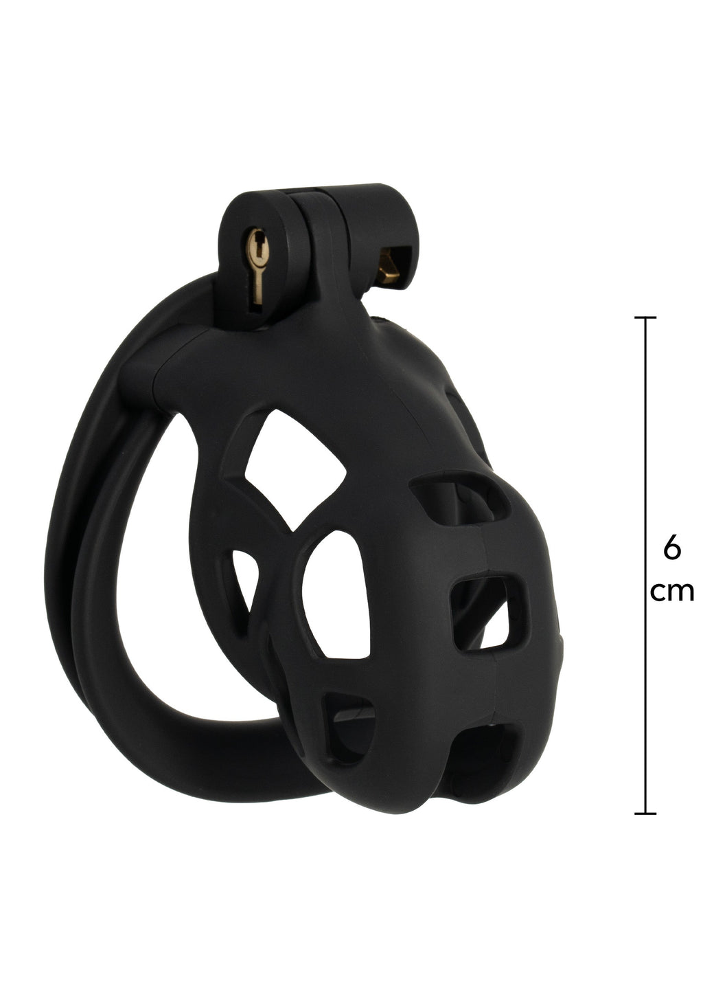 Black short penis cage
