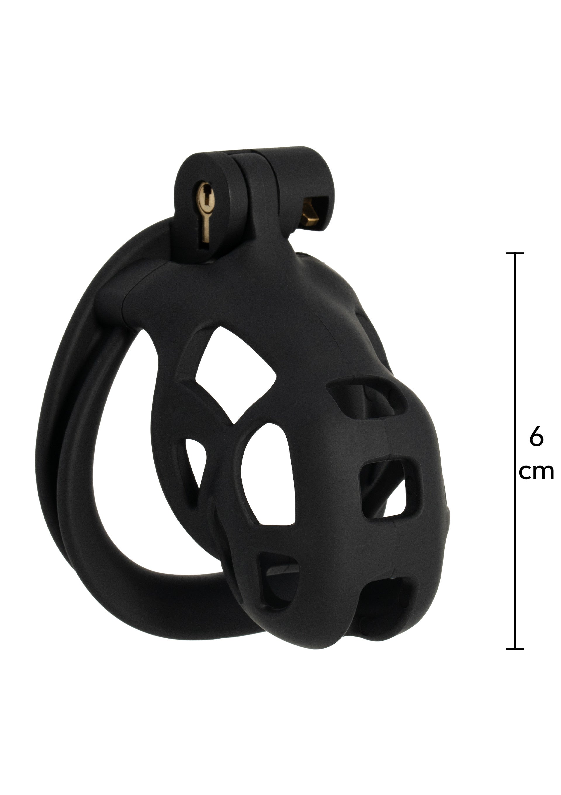 Black short penis cage