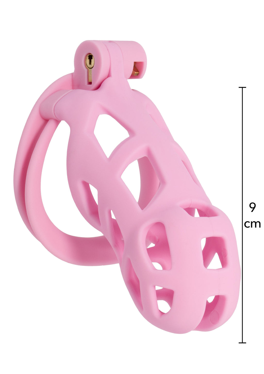 Pink long penis cage