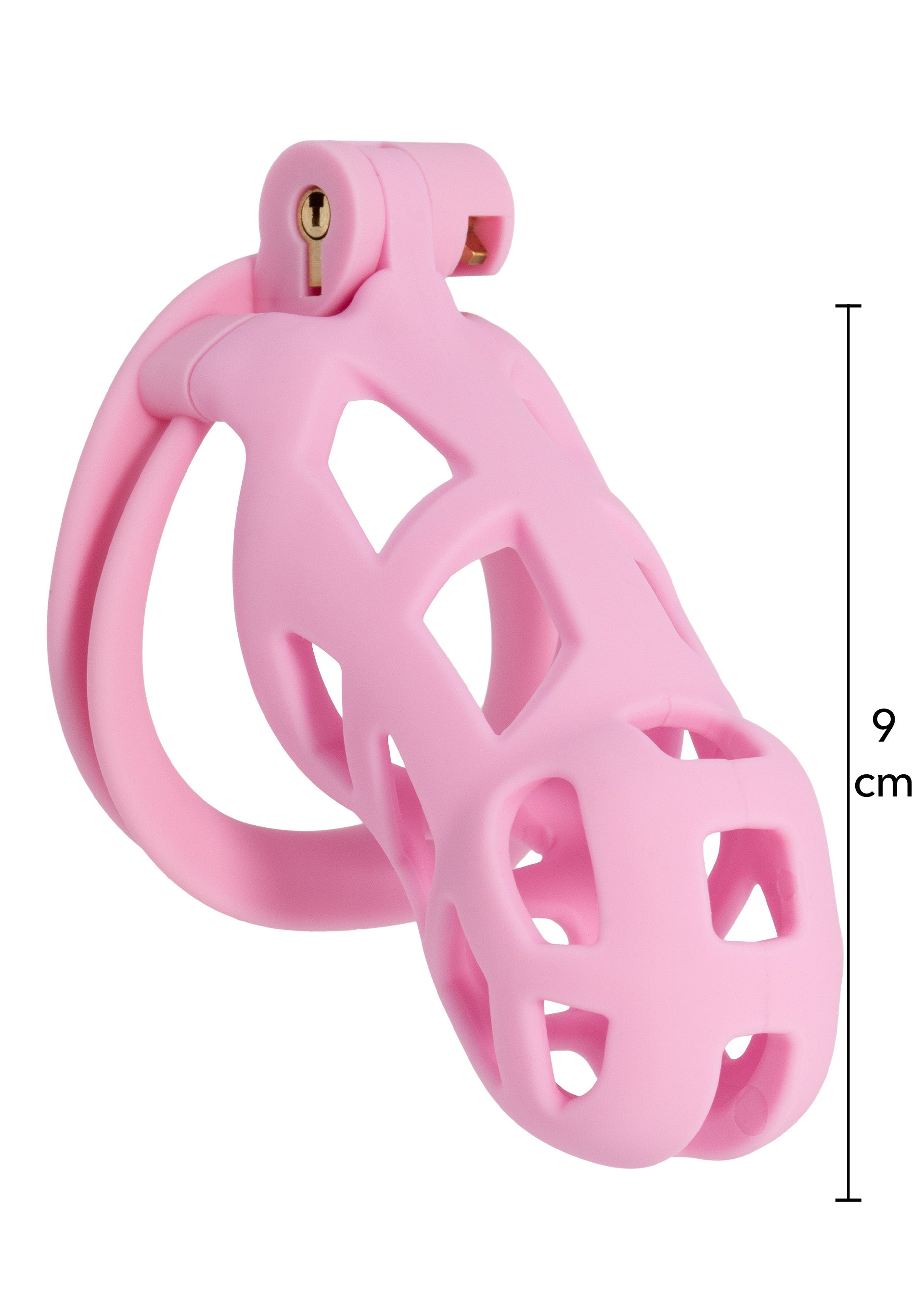 Pink long penis cage