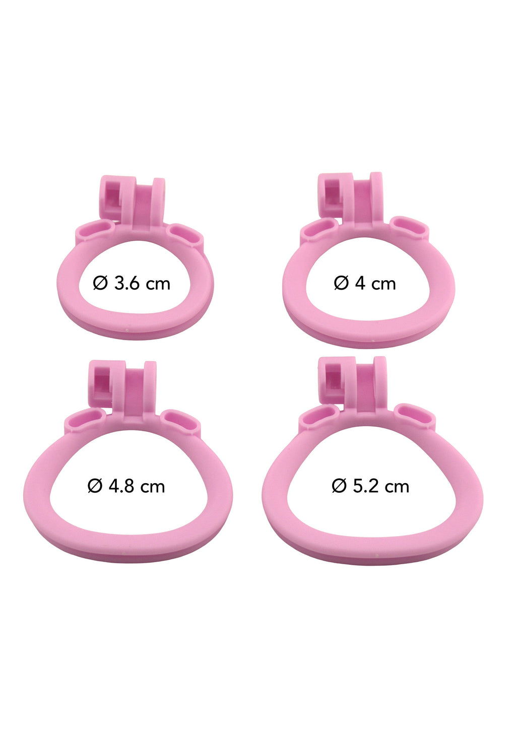 Pink long penis cage
