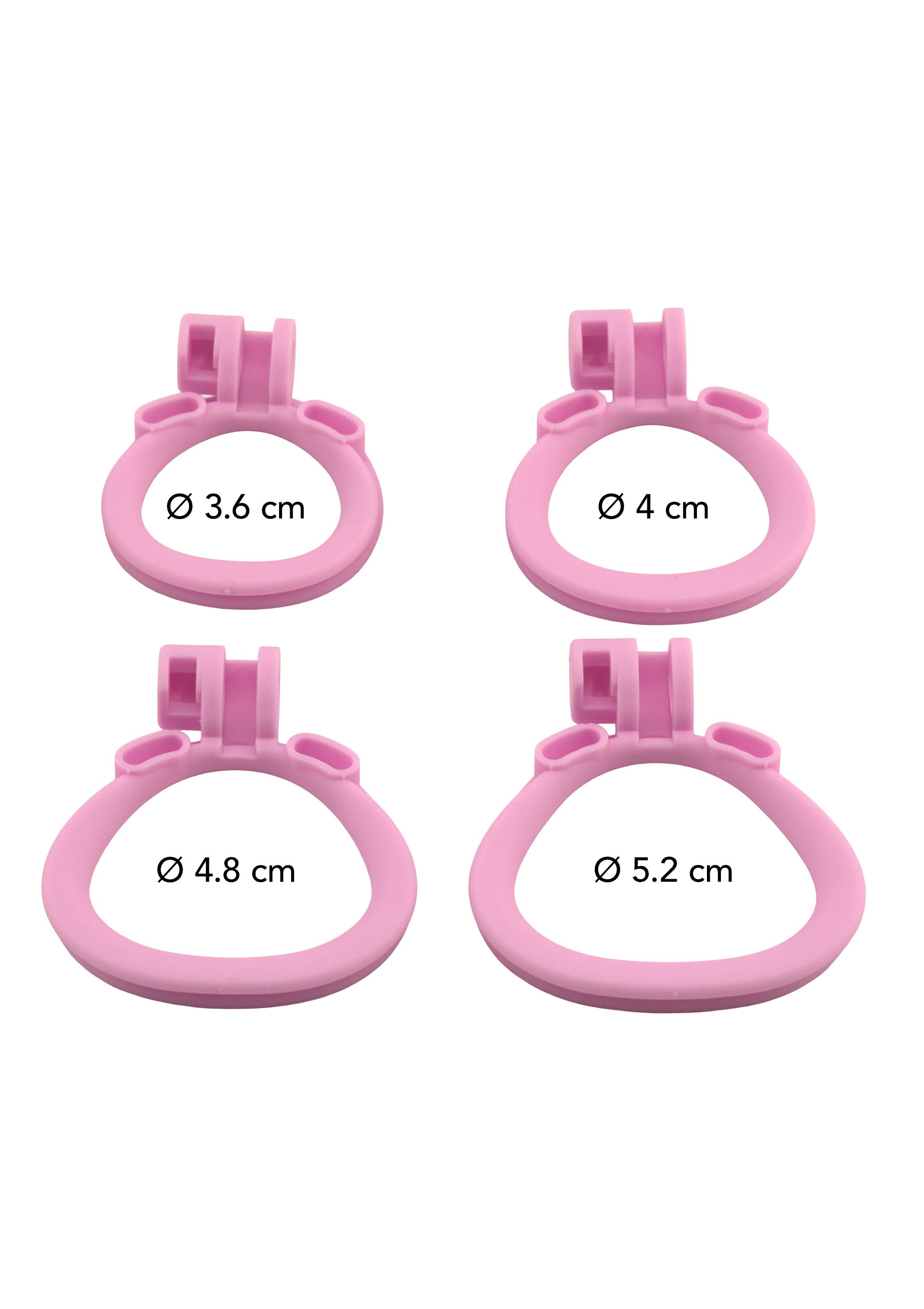 Pink long penis cage