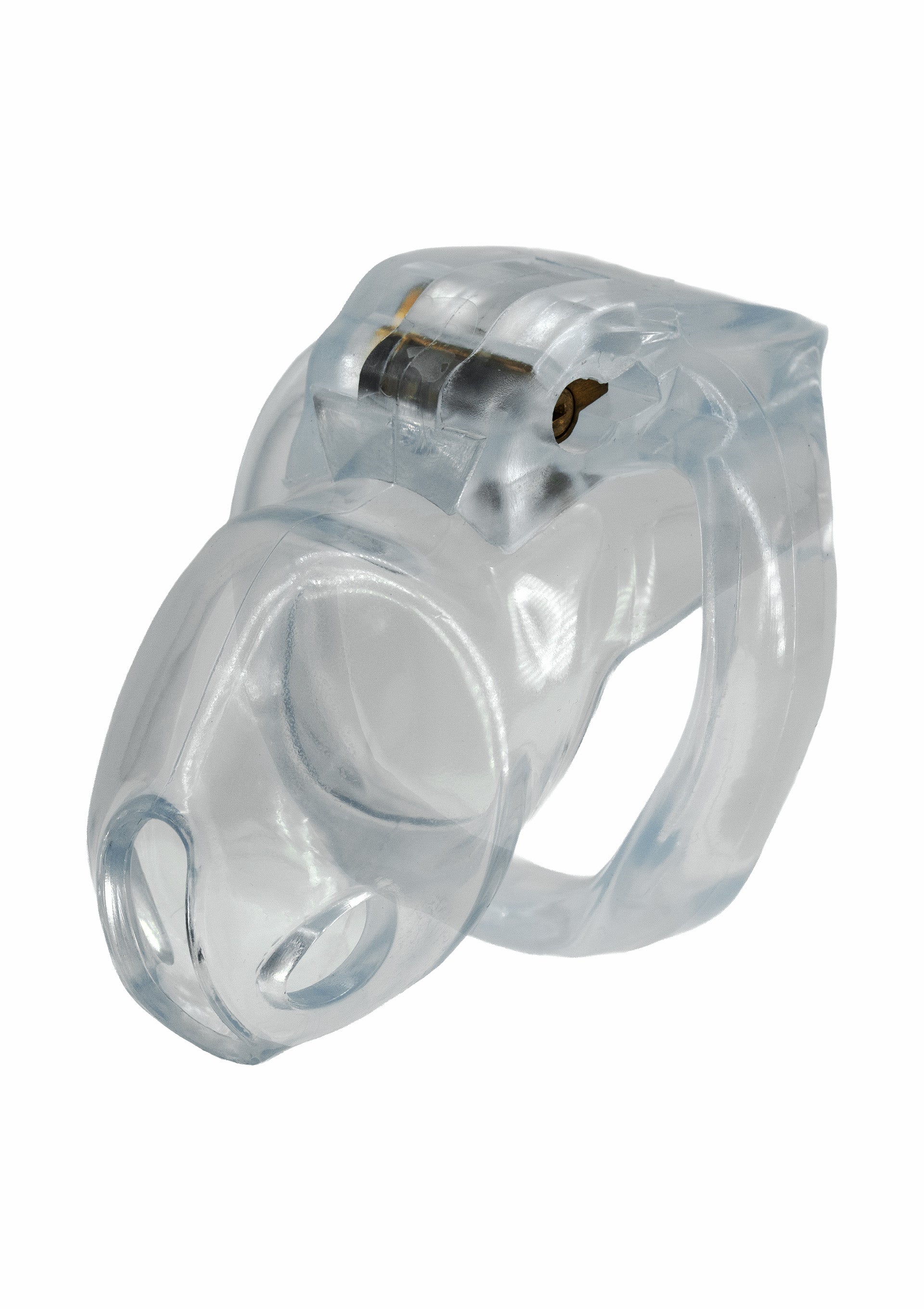 Clear Control short clear penis cage
