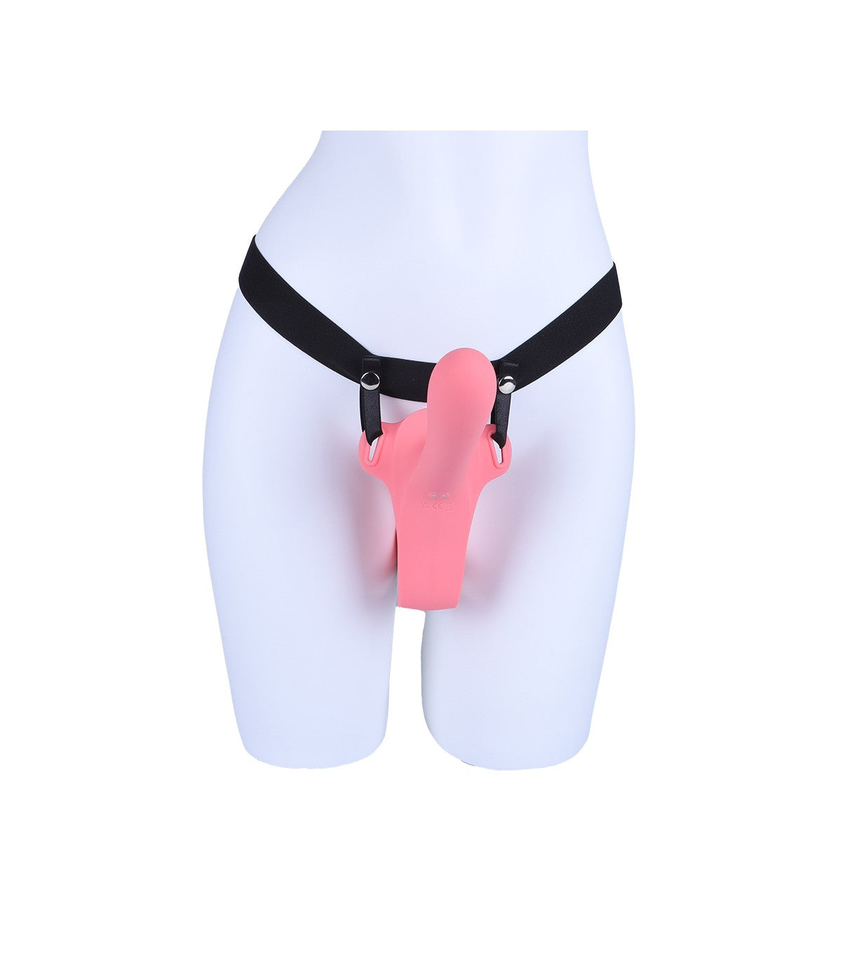 TWINY DOUBLE STRAP-ON VIBRATING LIQUID SILICONE HARNESS USB