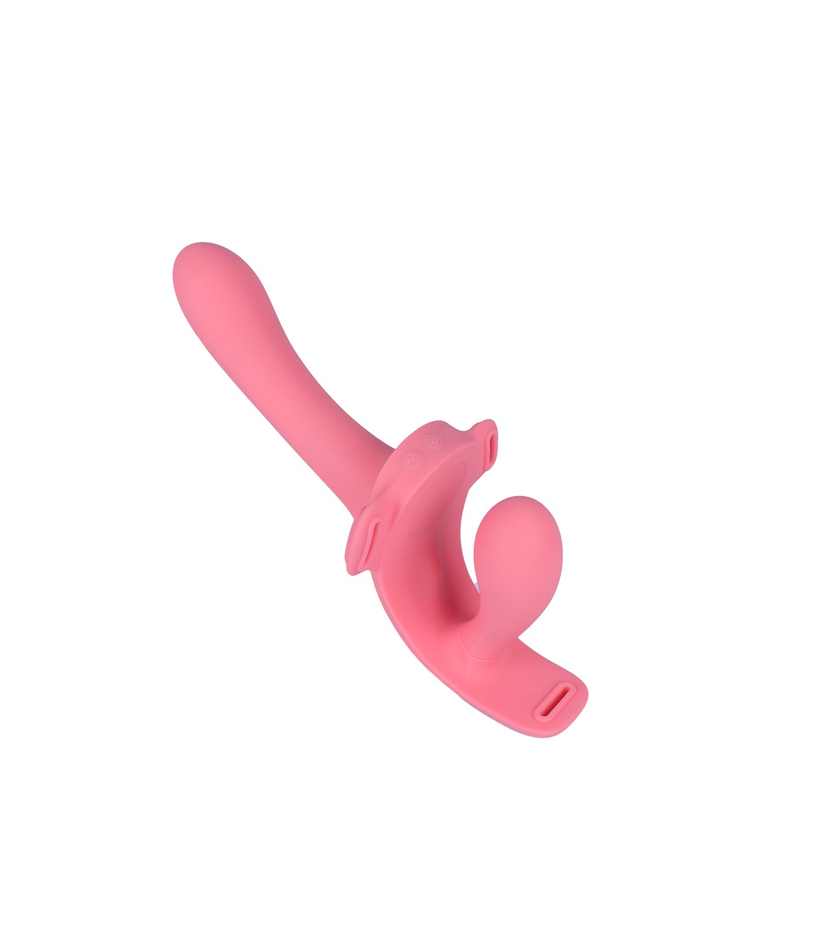 TWINY DOUBLE STRAP-ON VIBRATING LIQUID SILICONE HARNESS USB
