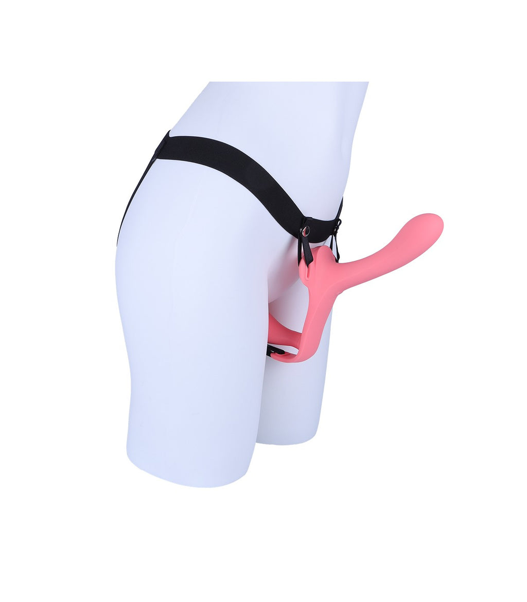 TWINY DOUBLE STRAP-ON VIBRATING LIQUID SILICONE HARNESS USB
