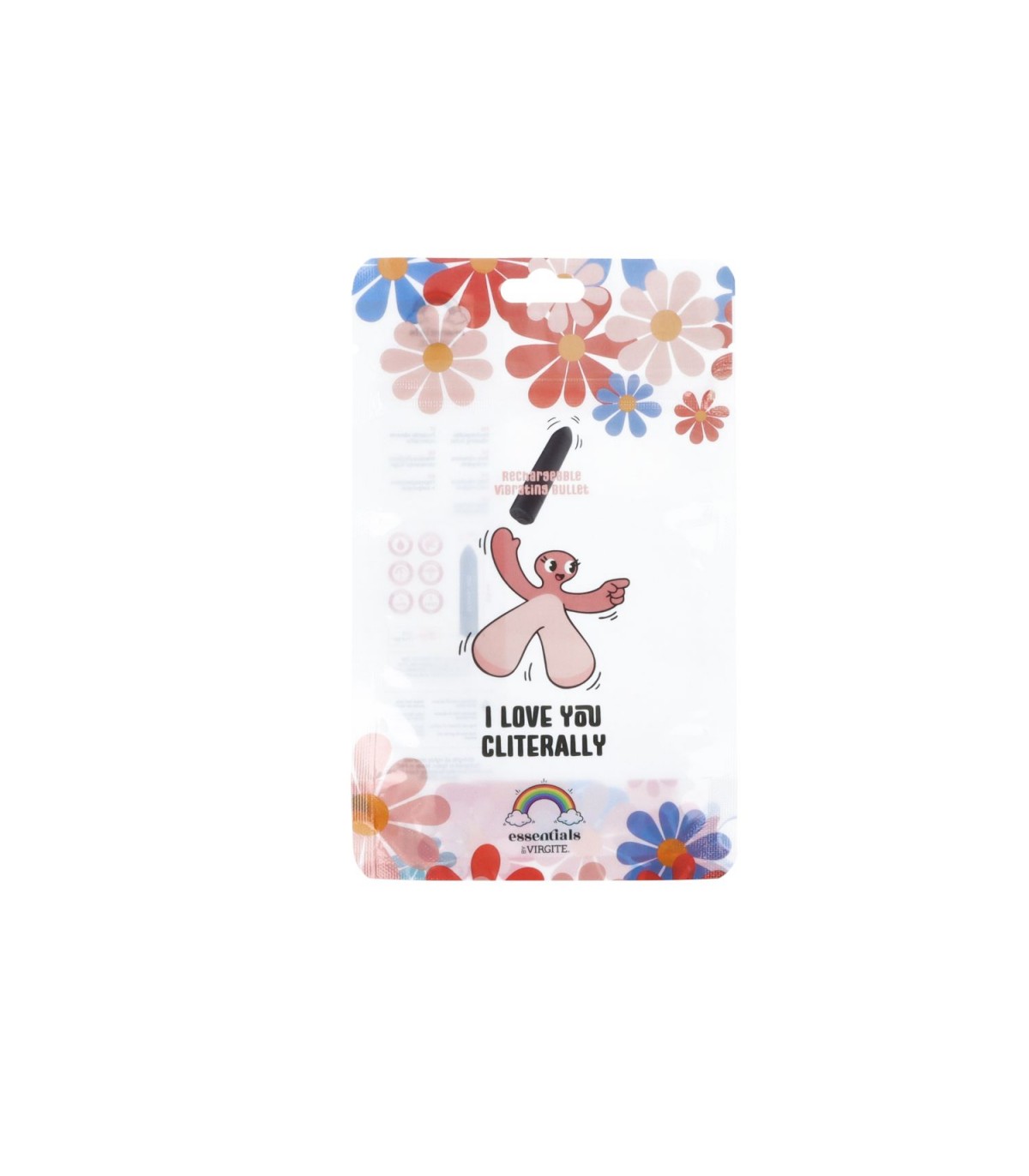 RECHARGEABLE VIBRATING BULLET "ONDA TI AMO CLITERALMENTE"