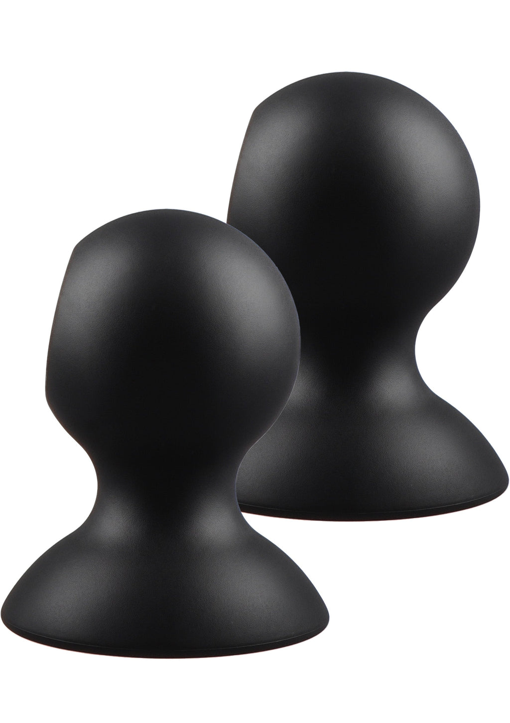 Black L silicone nipple suckers