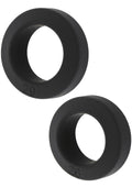 C-Ring Double Stackers, 2-piece set M black
