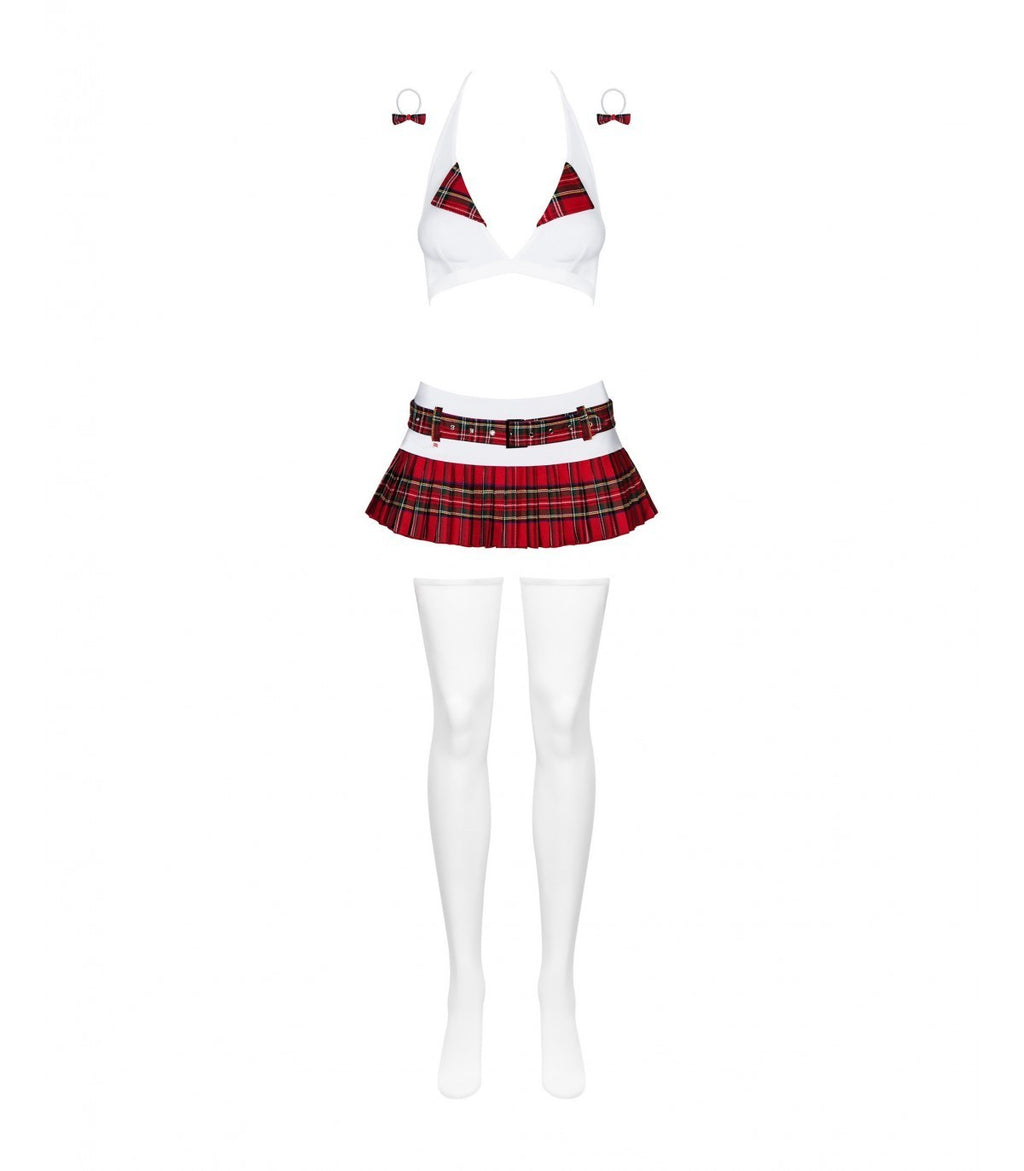 5-PIECE SCHOOLGIRL COSTUME L/XL