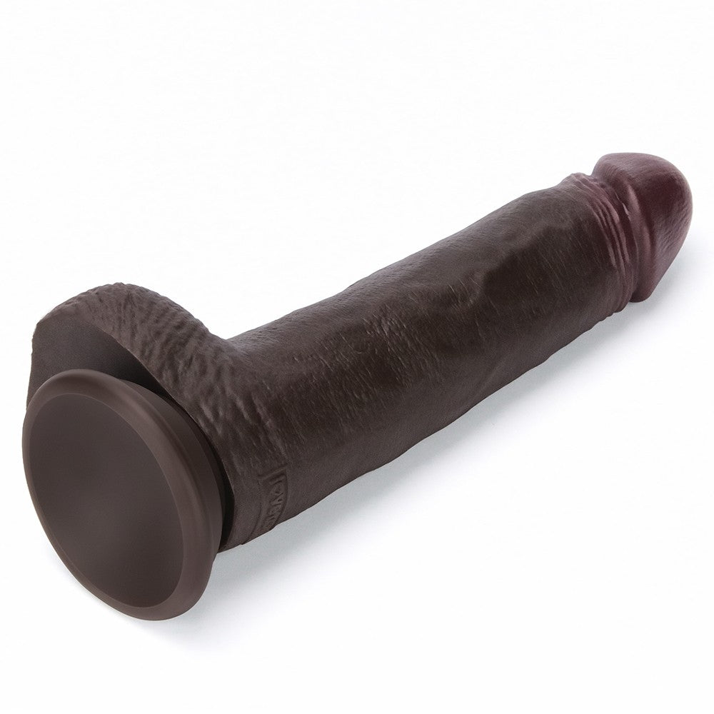Sliding Skin Pro II Dual Layer Silicone Dildo 8.5 Inch (Black)
