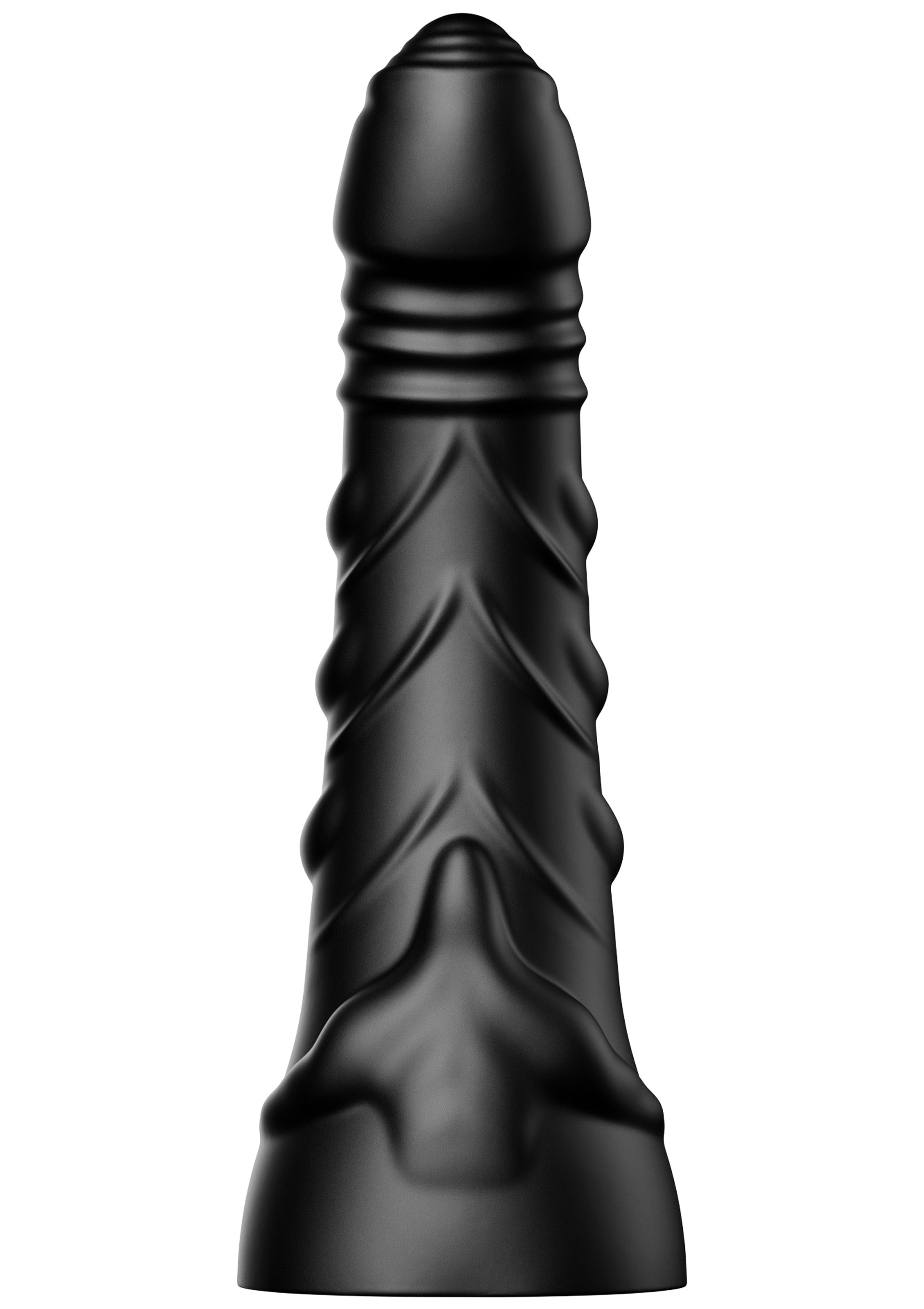Large black PVC dong 34 cm