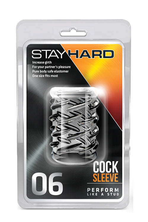 SLEEVE FOR ERECTION STAY HARD 06 TRANSPARENT