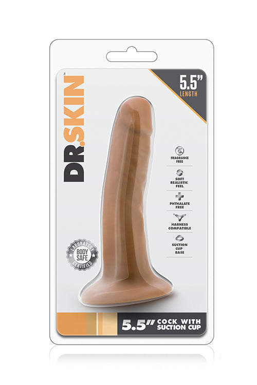 DR. SKIN 5.5-INCH DICK WITH SUCTION CUP