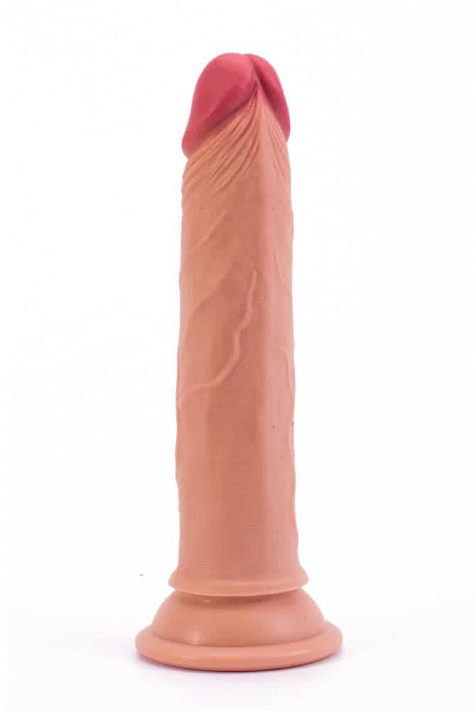 7" Natural double-layered silicone penis flesh