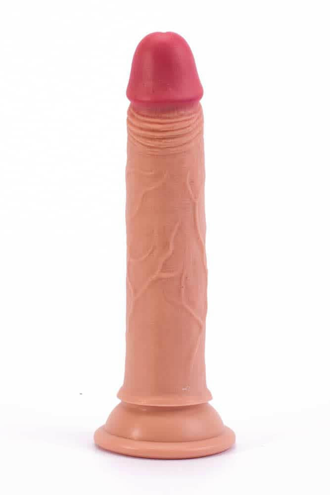 7" Natural double-layered silicone penis flesh