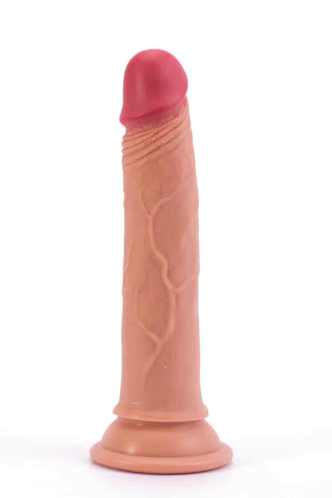 7" Natural double-layered silicone penis flesh