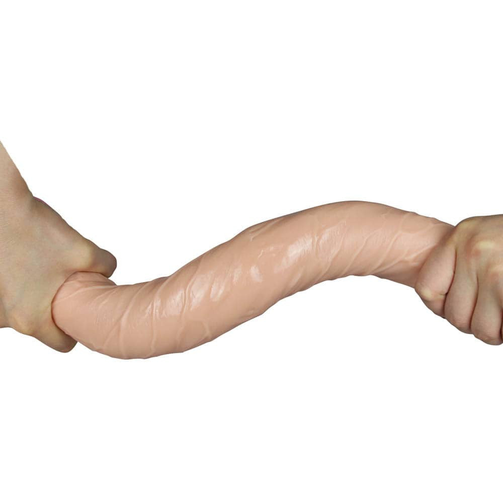 Realistic ultra-thin double dildo