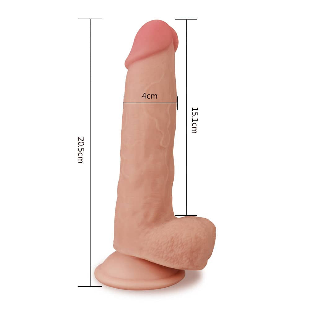 7-inch realistic soft dildo